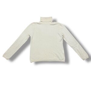 Cashmere Cream Turtleneck Sweater Women’s EU 44 US 12